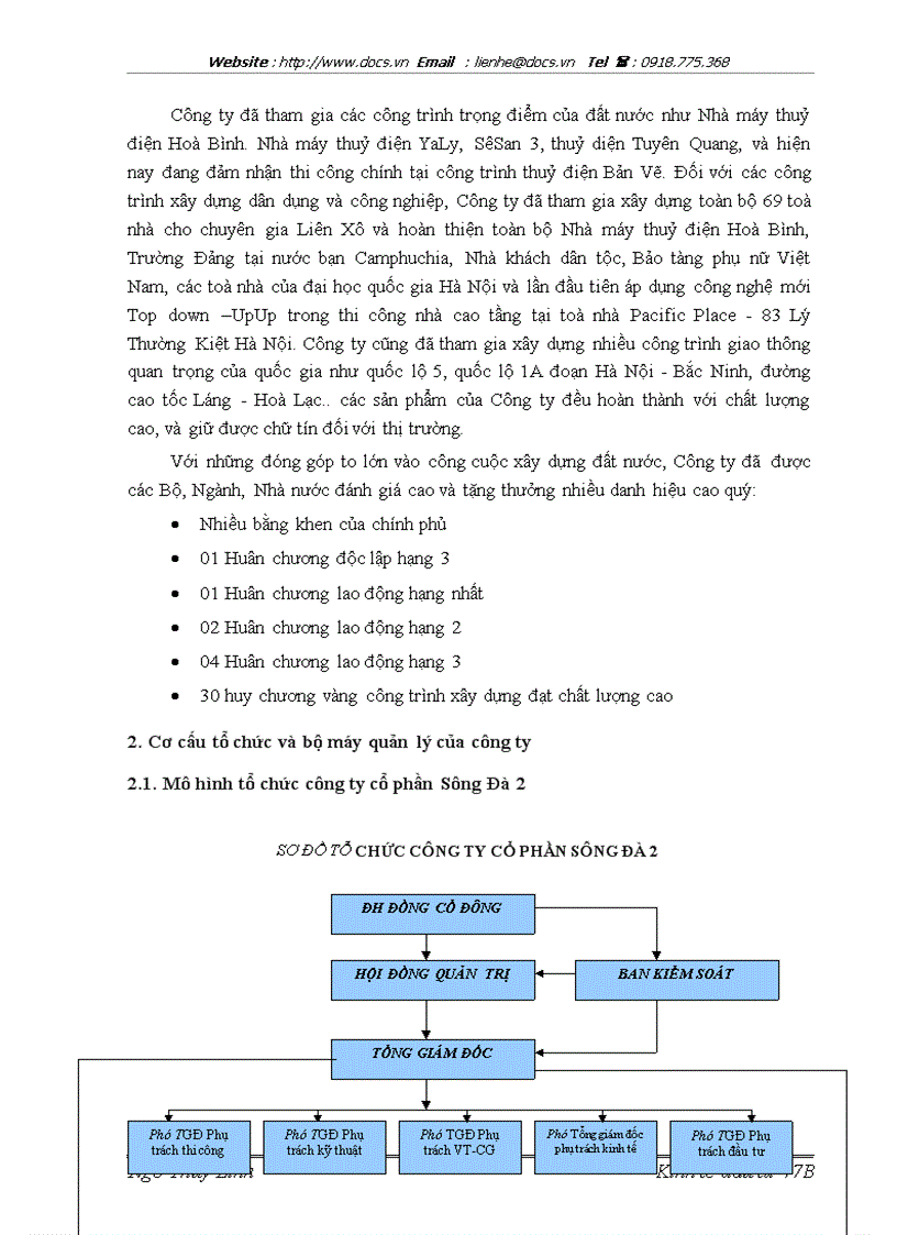 image for page Báo cáo Tại Công ty CP Sông Đà 2