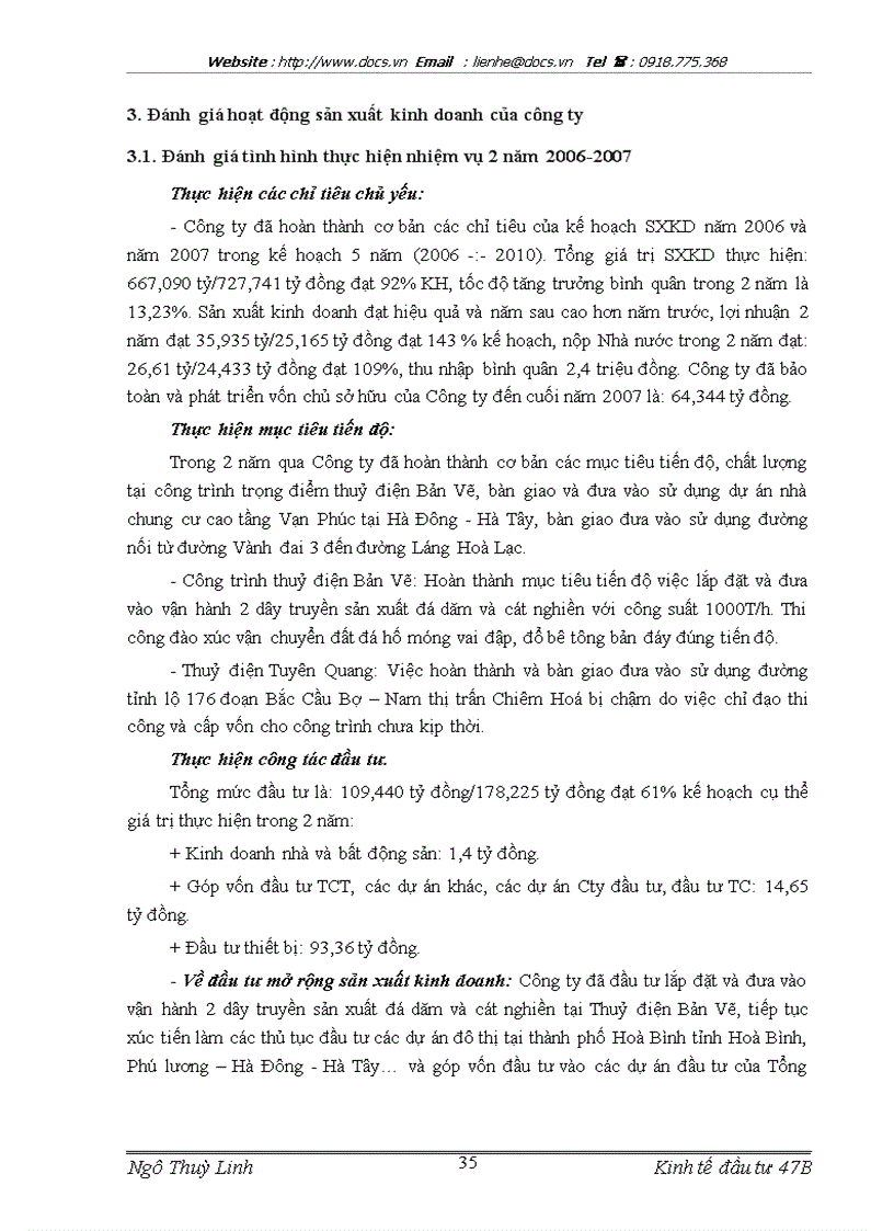 image for page Báo cáo Tại Công ty CP Sông Đà 2