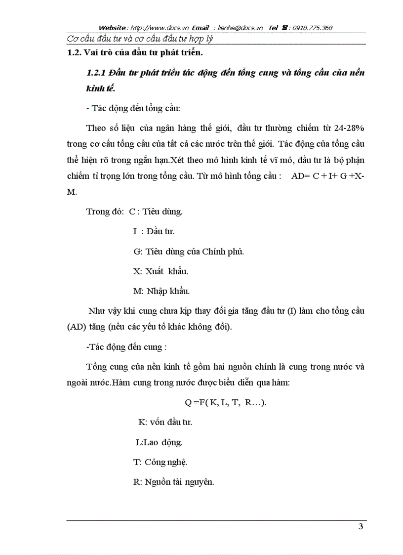 image for page Cơ cấu đầu tư và cơ cấu đầu tư hợp lý