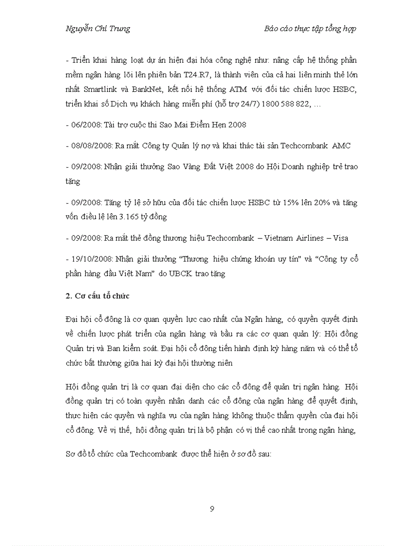 image for page Báo cáo Tại ngânhàng NHTMCP Kỹ Thương TechcomBank Việt Nam lt NHa gt