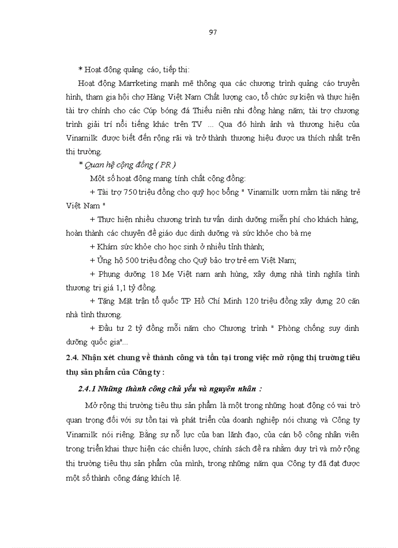 image for page Những giải pháp mở rộng thị trường tiêu thụ sản phẩm của Công ty cổ phần sữa Việt Nam