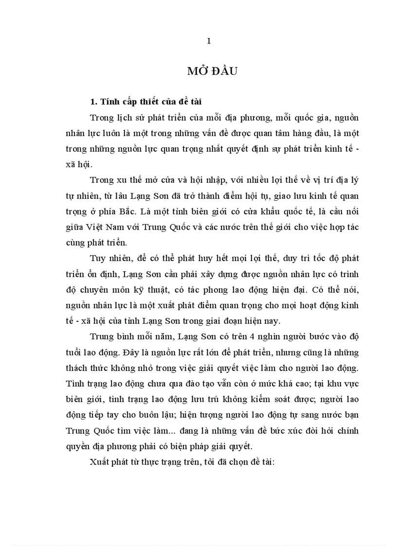 image for page Những giải pháp nhằm tăng cường quản lý và sử dụng có hiệu quả nguồn nhân lực ở vùng biên giới tỉnh Lạng Sơn trong điều kiện giao thương kinh tế