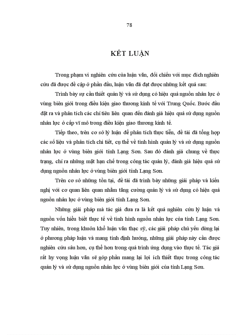 image for page Những giải pháp nhằm tăng cường quản lý và sử dụng có hiệu quả nguồn nhân lực ở vùng biên giới tỉnh Lạng Sơn trong điều kiện giao thương kinh tế
