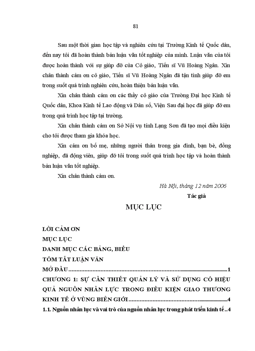 image for page Những giải pháp nhằm tăng cường quản lý và sử dụng có hiệu quả nguồn nhân lực ở vùng biên giới tỉnh Lạng Sơn trong điều kiện giao thương kinh tế