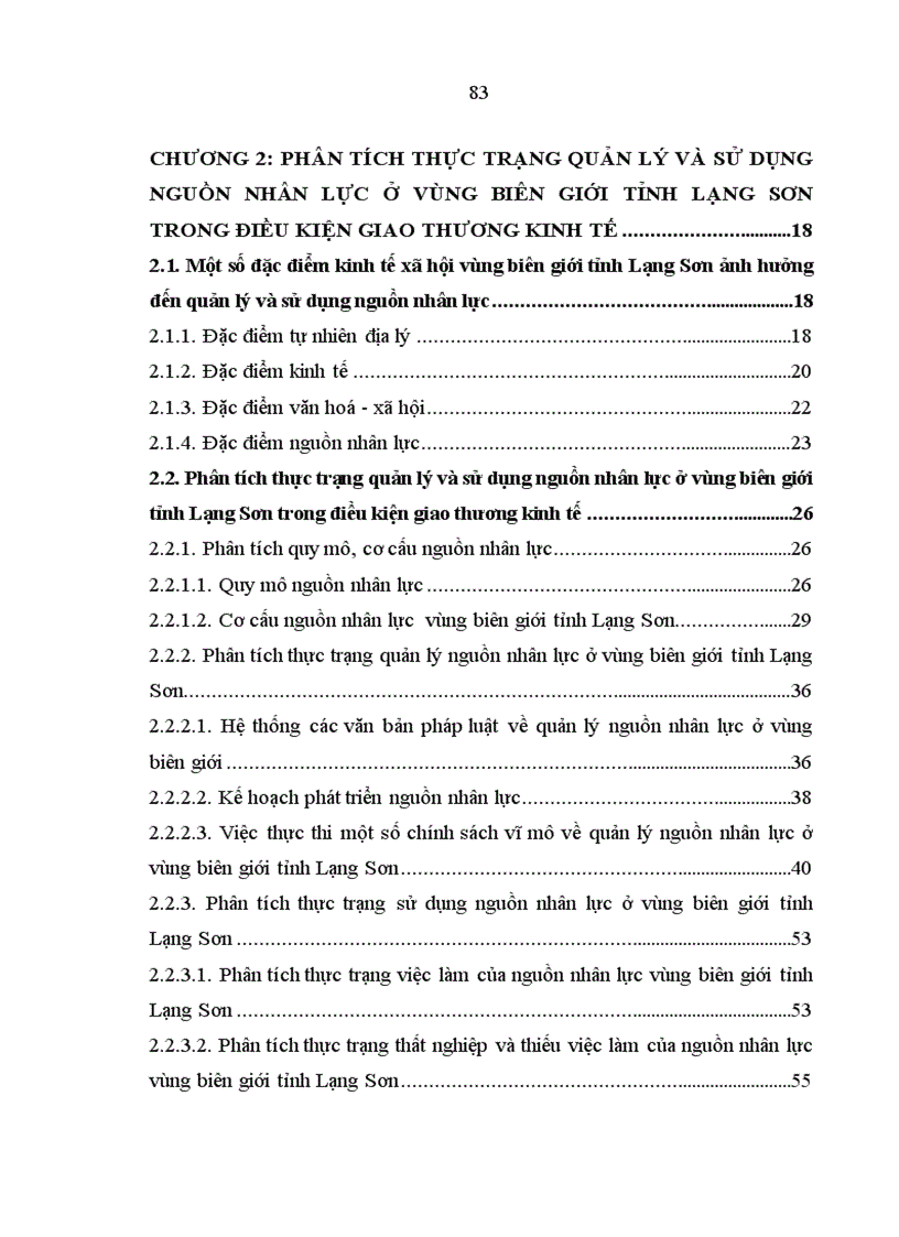 image for page Những giải pháp nhằm tăng cường quản lý và sử dụng có hiệu quả nguồn nhân lực ở vùng biên giới tỉnh Lạng Sơn trong điều kiện giao thương kinh tế