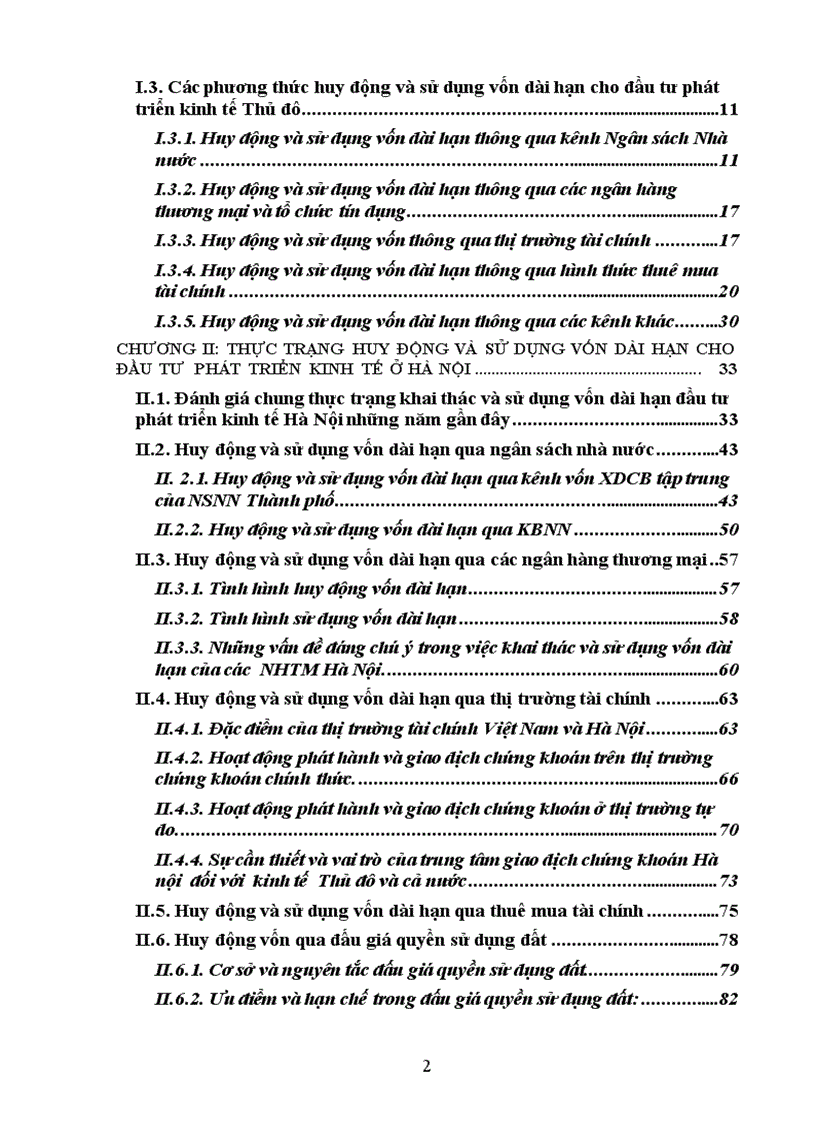 image for page Phân tích thực trạng và cách thức giải quyết huy động sử dụng vốn dài hạn cho đầu tư phát triển kinh tế ở hà nội