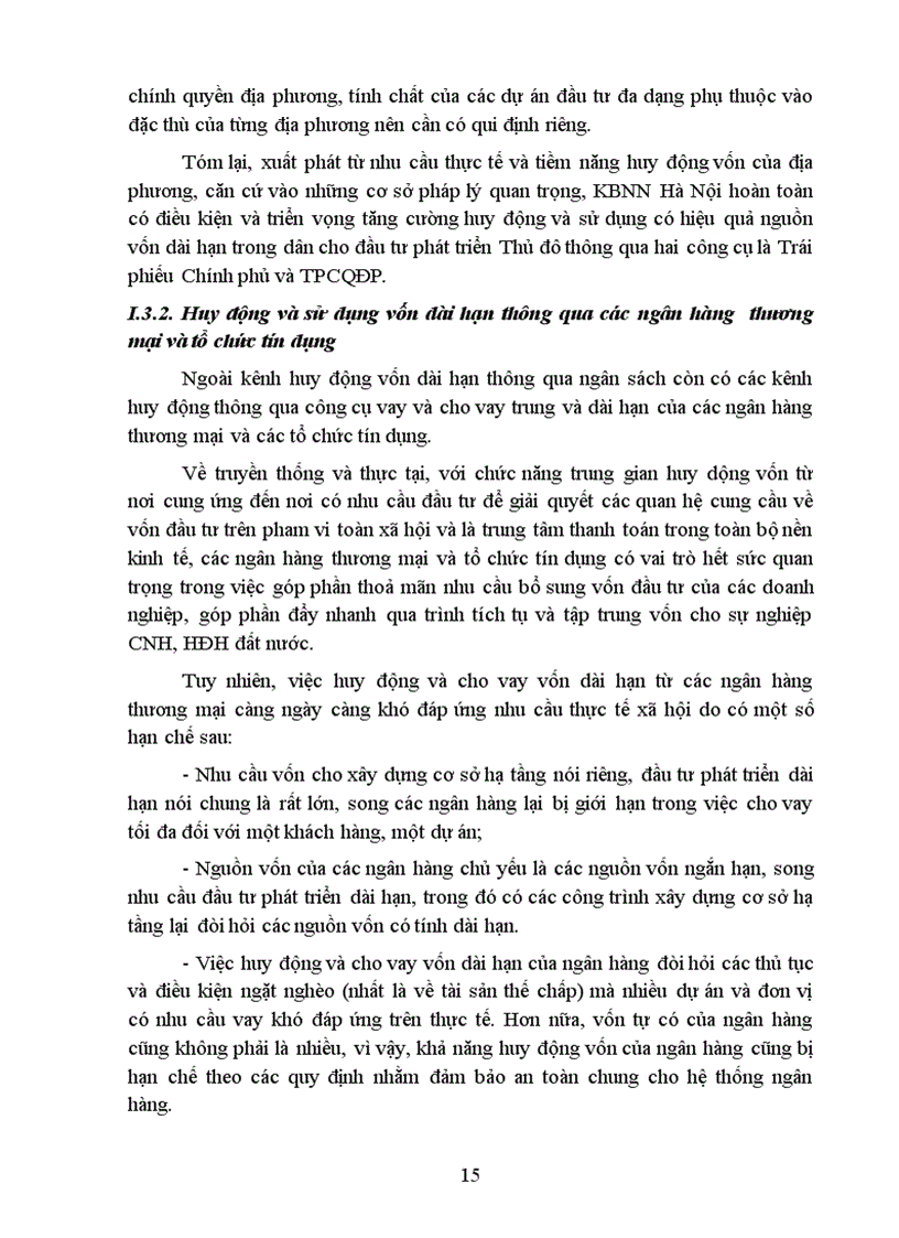 image for page Phân tích thực trạng và cách thức giải quyết huy động sử dụng vốn dài hạn cho đầu tư phát triển kinh tế ở hà nội