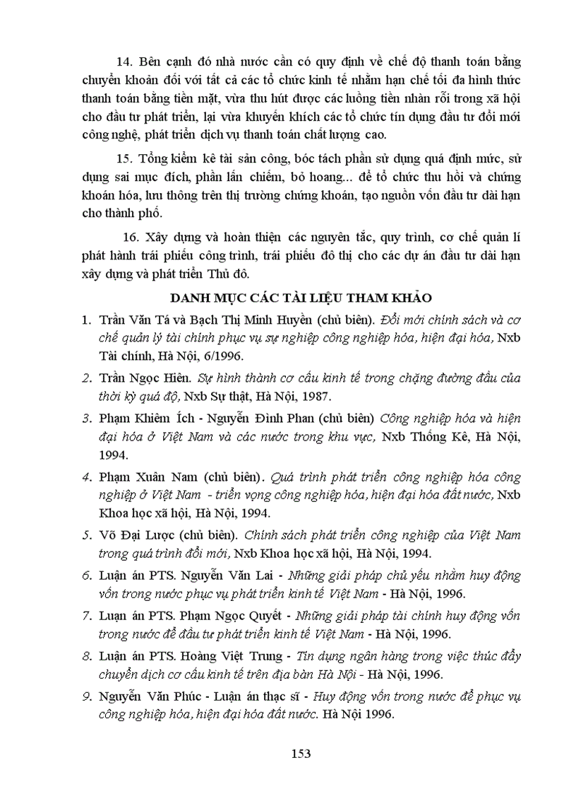 image for page Phân tích thực trạng và cách thức giải quyết huy động sử dụng vốn dài hạn cho đầu tư phát triển kinh tế ở hà nội