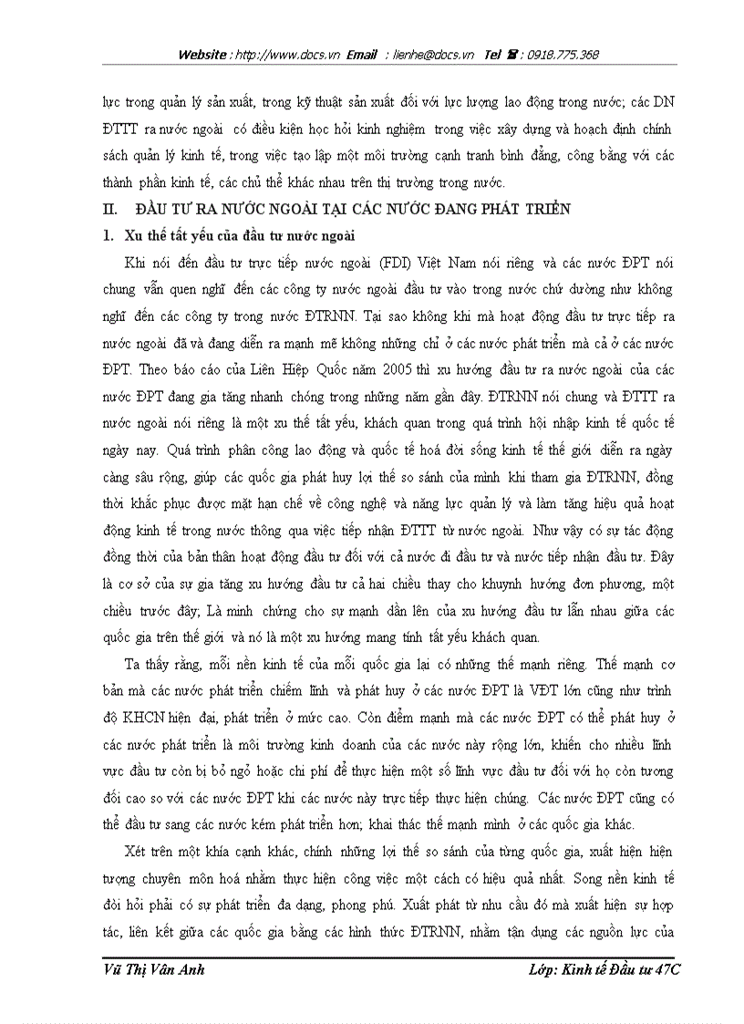 image for page Một số giải pháp nhằm khuyến khích thúc đẩy hoạt động đầu tư trực tiếp ra nước ngoài của các doanh nghiệp Việt Nam