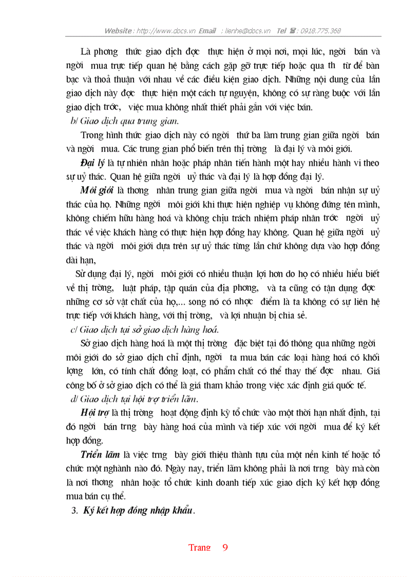 image for page Thực trạng và một số giải pháp hoàn thiện hoạt động nhập khẩu ở Công ty XNK và kỹ thuật bao bì