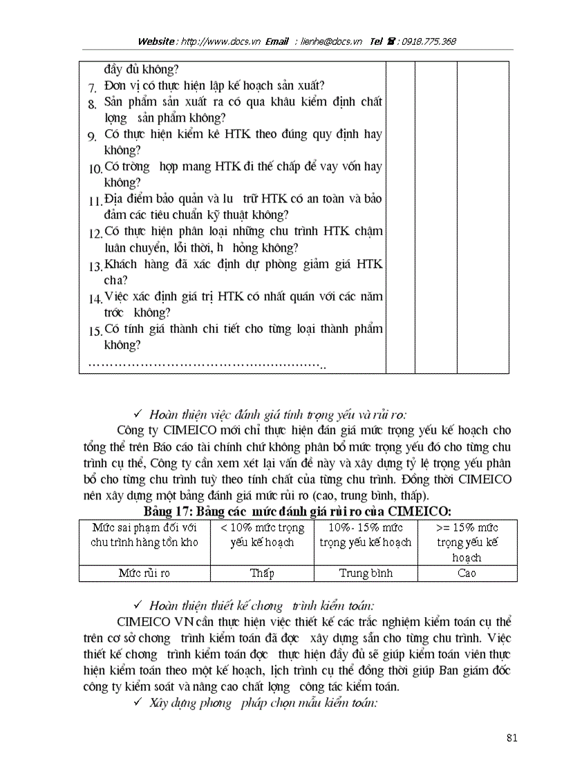 image for page Hoàn thiện kiểm toán chu trình hàng tồn kho trong kiểm toán Báo cáo tài chính do Công ty Kiểm toán tư vấn xây dựng Việt Nam thực hiện