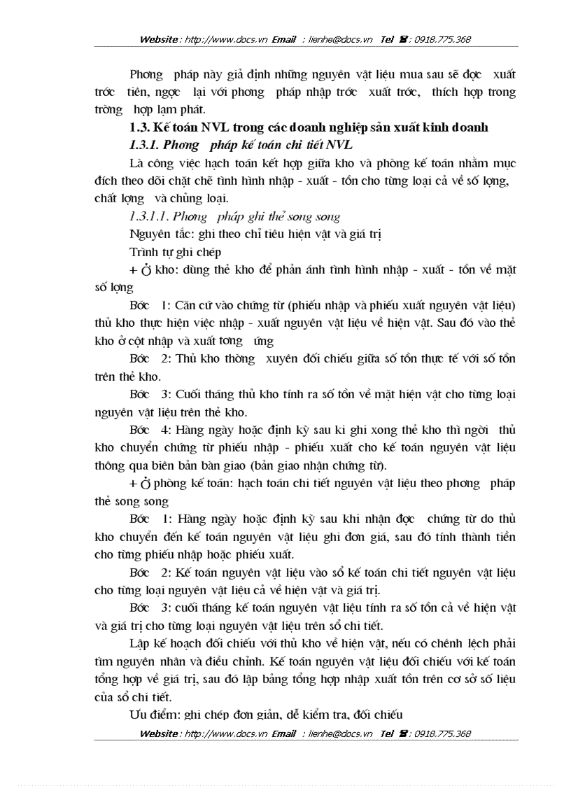 image for page Hoàn thiện công tác kế toán nguyên vật liệu tại Công ty TNHH sản xuất bao bì và dịch vụ thương mại Hà Nội