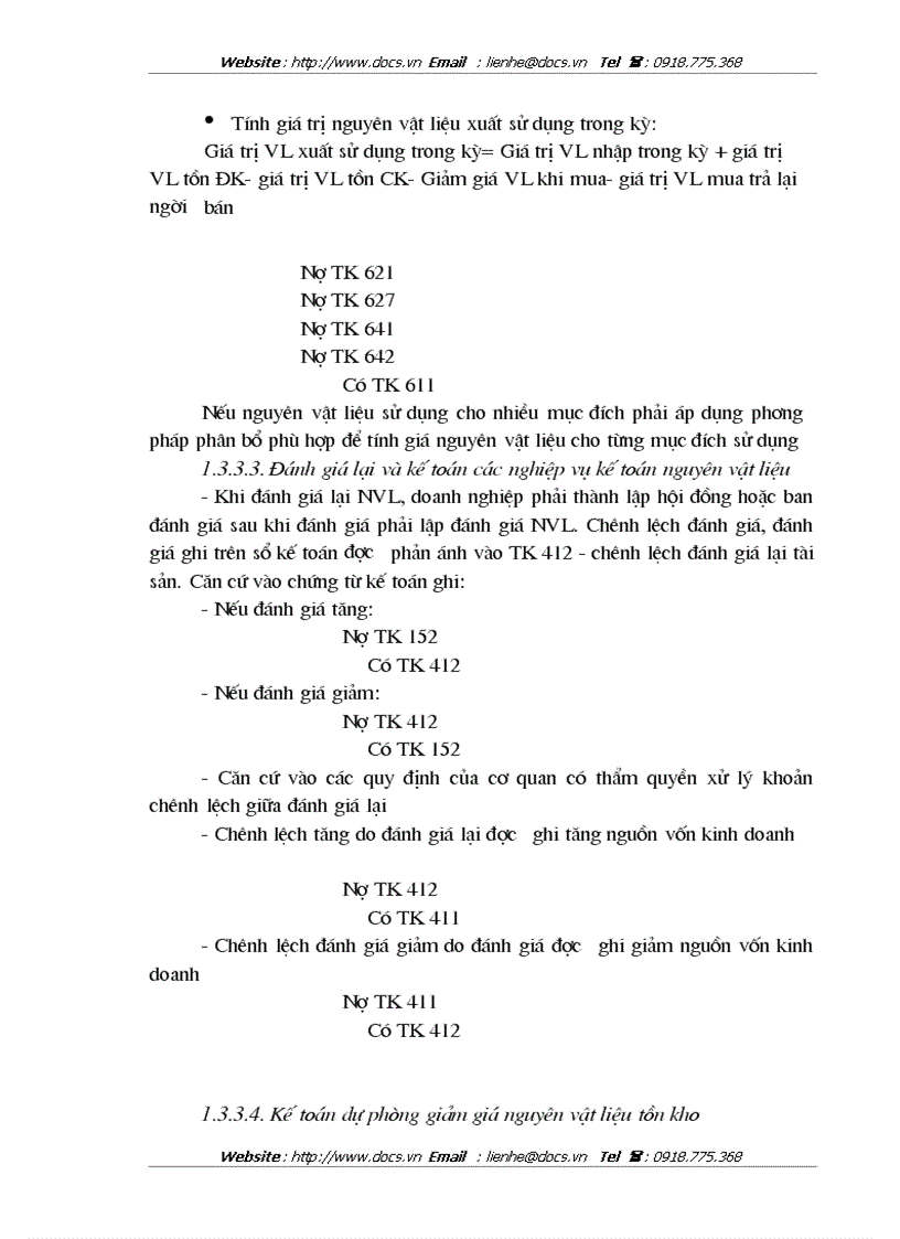 image for page Hoàn thiện công tác kế toán nguyên vật liệu tại Công ty TNHH sản xuất bao bì và dịch vụ thương mại Hà Nội