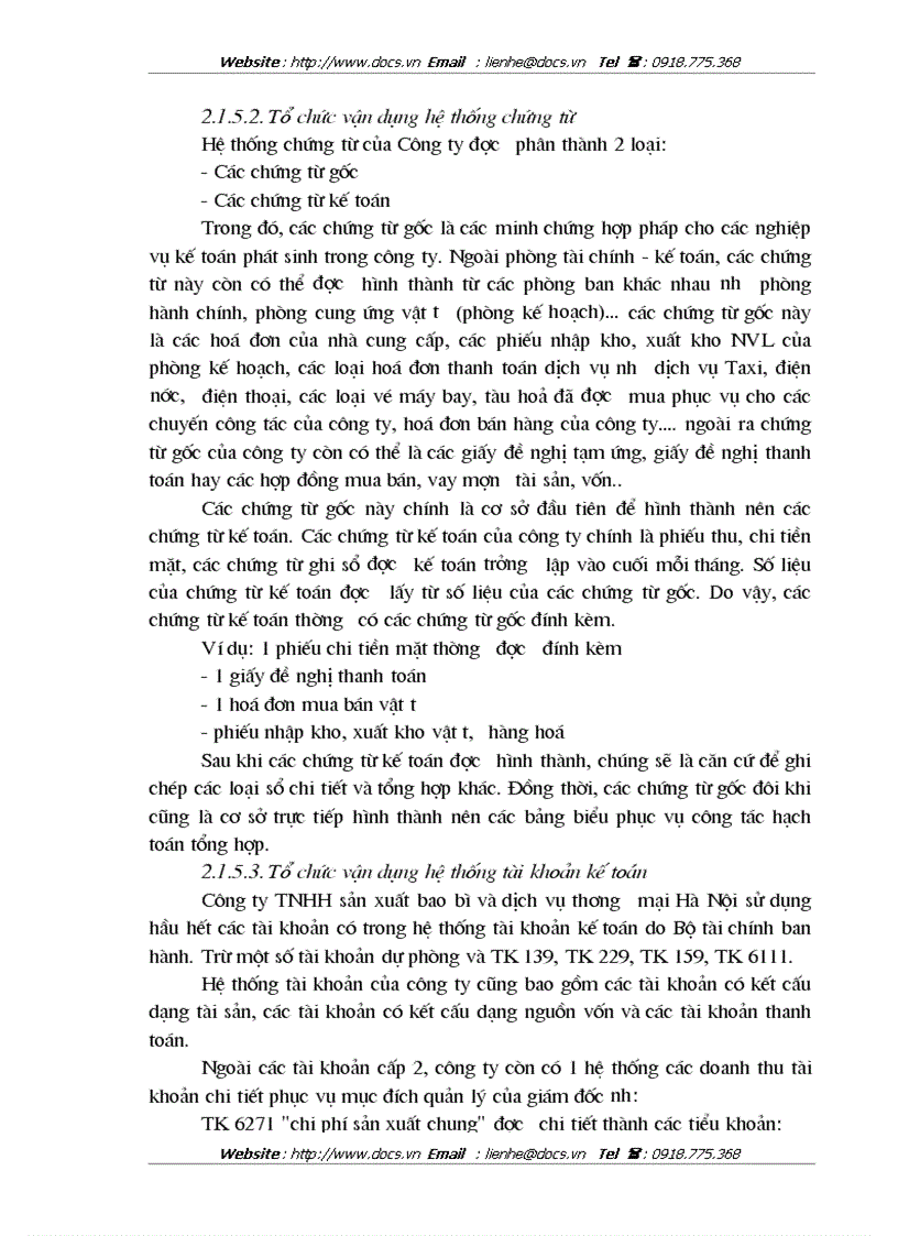 image for page Hoàn thiện công tác kế toán nguyên vật liệu tại Công ty TNHH sản xuất bao bì và dịch vụ thương mại Hà Nội