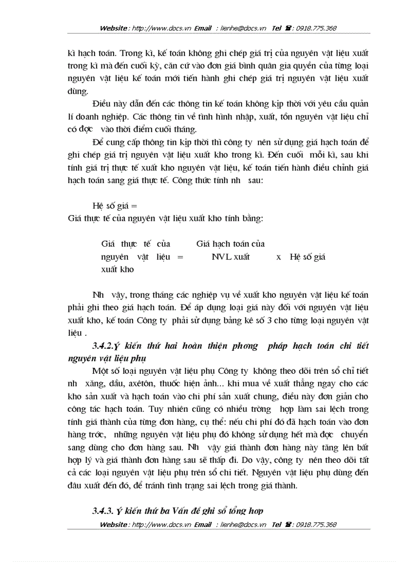 image for page Hoàn thiện công tác kế toán nguyên vật liệu tại Công ty TNHH sản xuất bao bì và dịch vụ thương mại Hà Nội