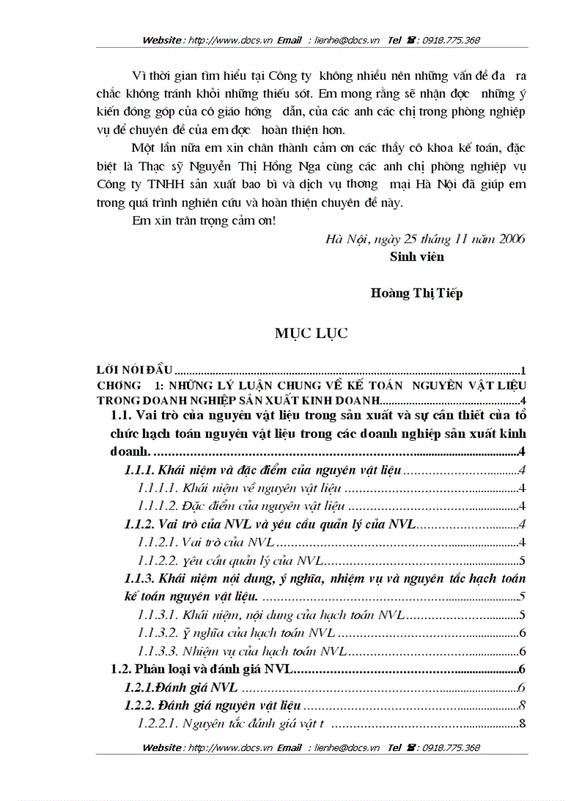 image for page Hoàn thiện công tác kế toán nguyên vật liệu tại Công ty TNHH sản xuất bao bì và dịch vụ thương mại Hà Nội