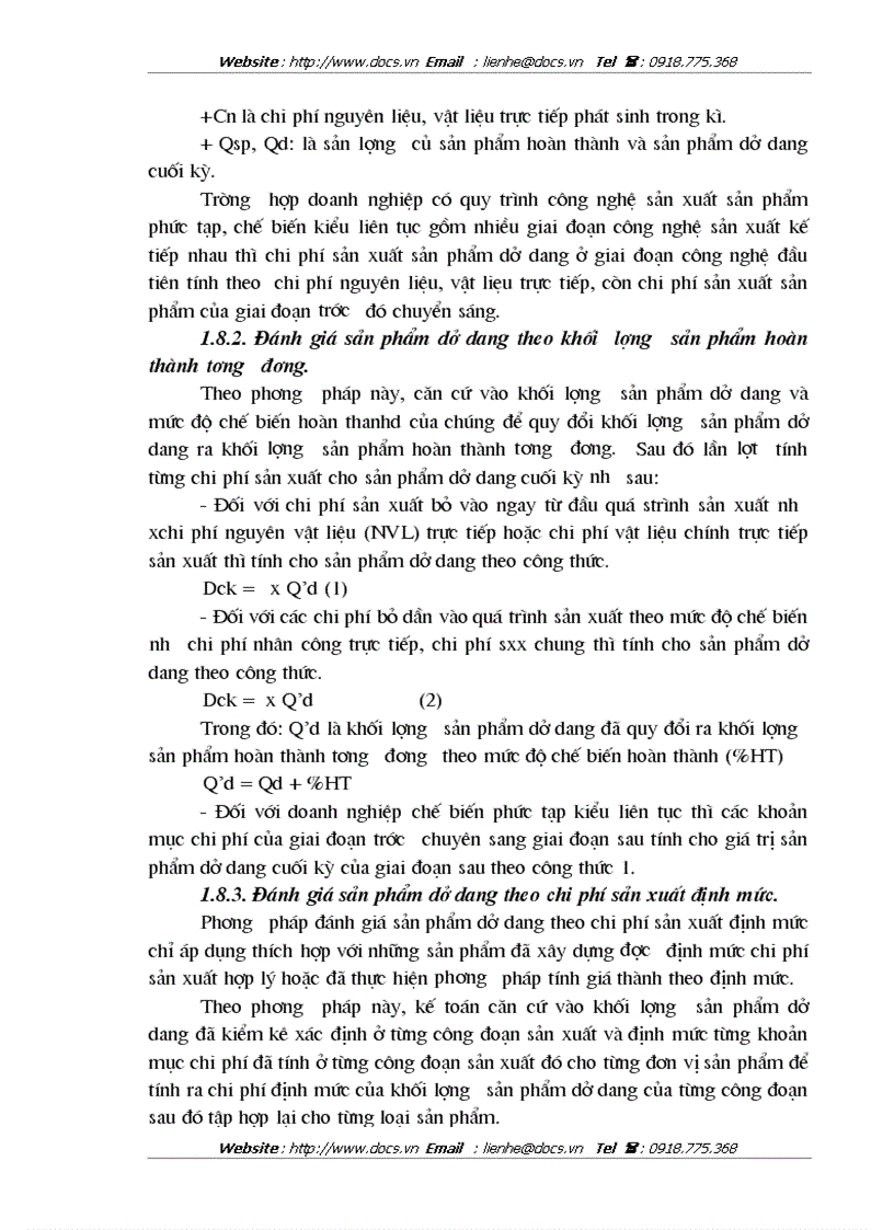 image for page Công tác kế toán tập hợp chi phí sản xuất và tính giá thành sản phẩm ở Nhà máy xi măng Sông Đà thuộc Công ty xây lắp vật tư vận tải Sông Đà 12