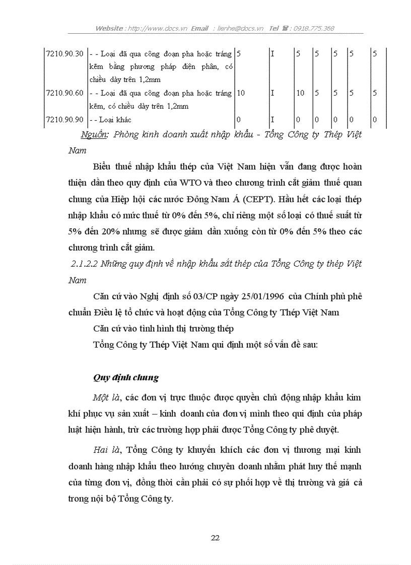 image for page Hoạt động nhập khẩu thép của Công ty Cổ phần Tổng Bách hoá Bộ Thương mại Thực trạng và giải pháp