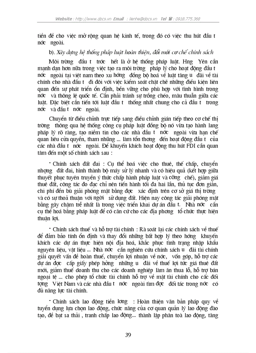 image for page Một số giải pháp tăng cường thu hút đầu tư trực tiếp FDI nhằm hình thành và phát triển các KCN tập trung trên địa bàn tỉnh Hưng Yên