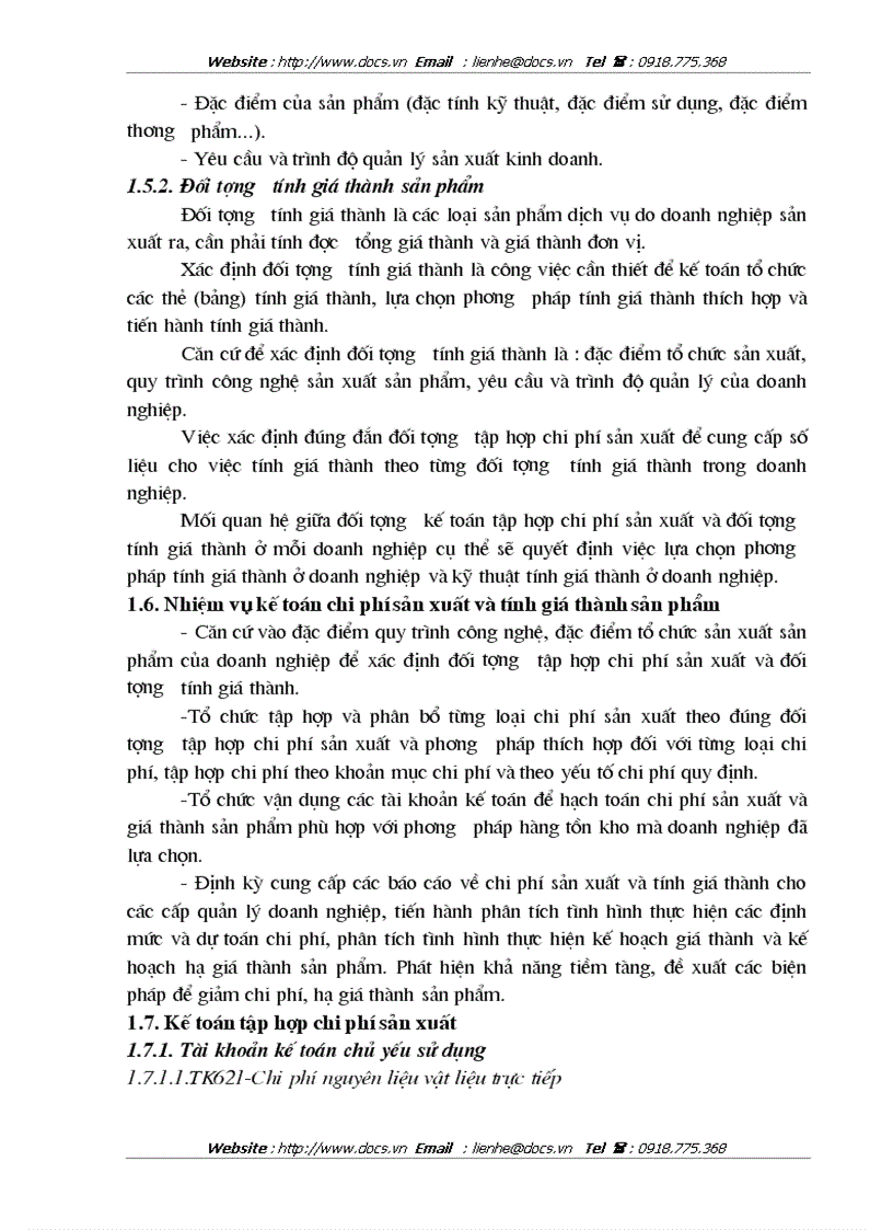image for page Tổ chức kế toán tập hợp chi phí sản xuất và tính giá thành sản phẩm tại Công ty Dụng cụ cắt và đo lường cơ khí