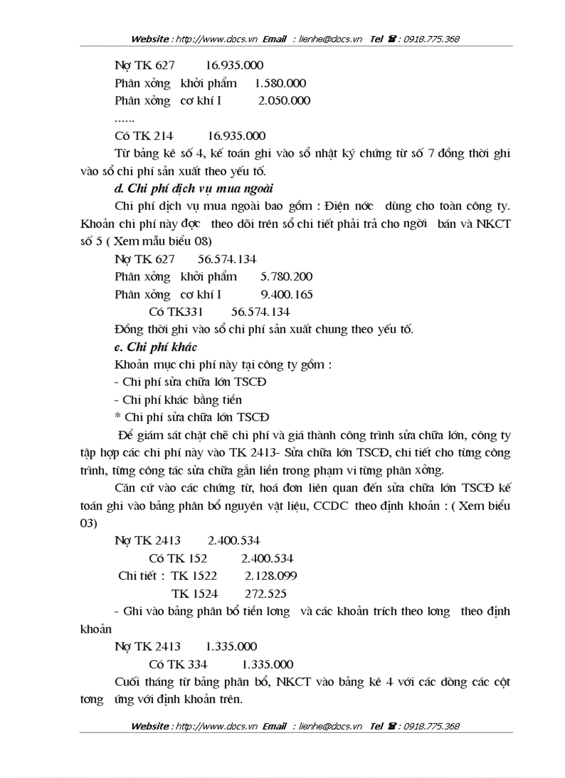image for page Tổ chức kế toán tập hợp chi phí sản xuất và tính giá thành sản phẩm tại Công ty Dụng cụ cắt và đo lường cơ khí