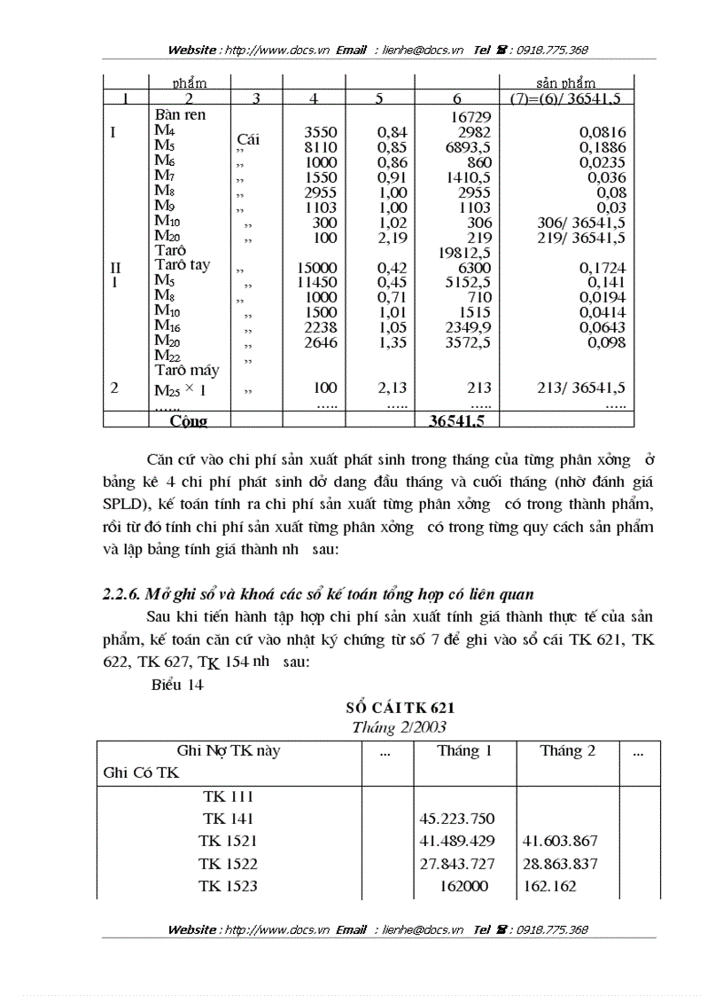 image for page Tổ chức kế toán tập hợp chi phí sản xuất và tính giá thành sản phẩm tại Công ty Dụng cụ cắt và đo lường cơ khí