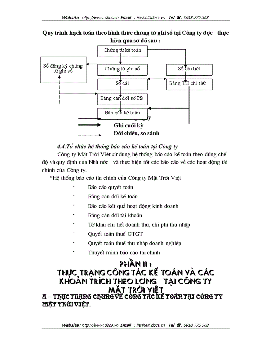 image for page Công tác tổ chức kế toán tiền lương và các khoản trích nộp theo lương tại Công ty Mặt Trời Việt