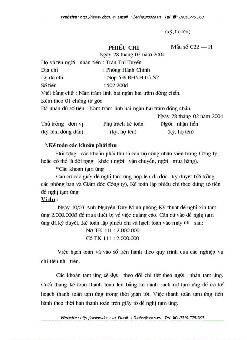 image for page Công tác tổ chức kế toán tiền lương và các khoản trích nộp theo lương tại Công ty Mặt Trời Việt