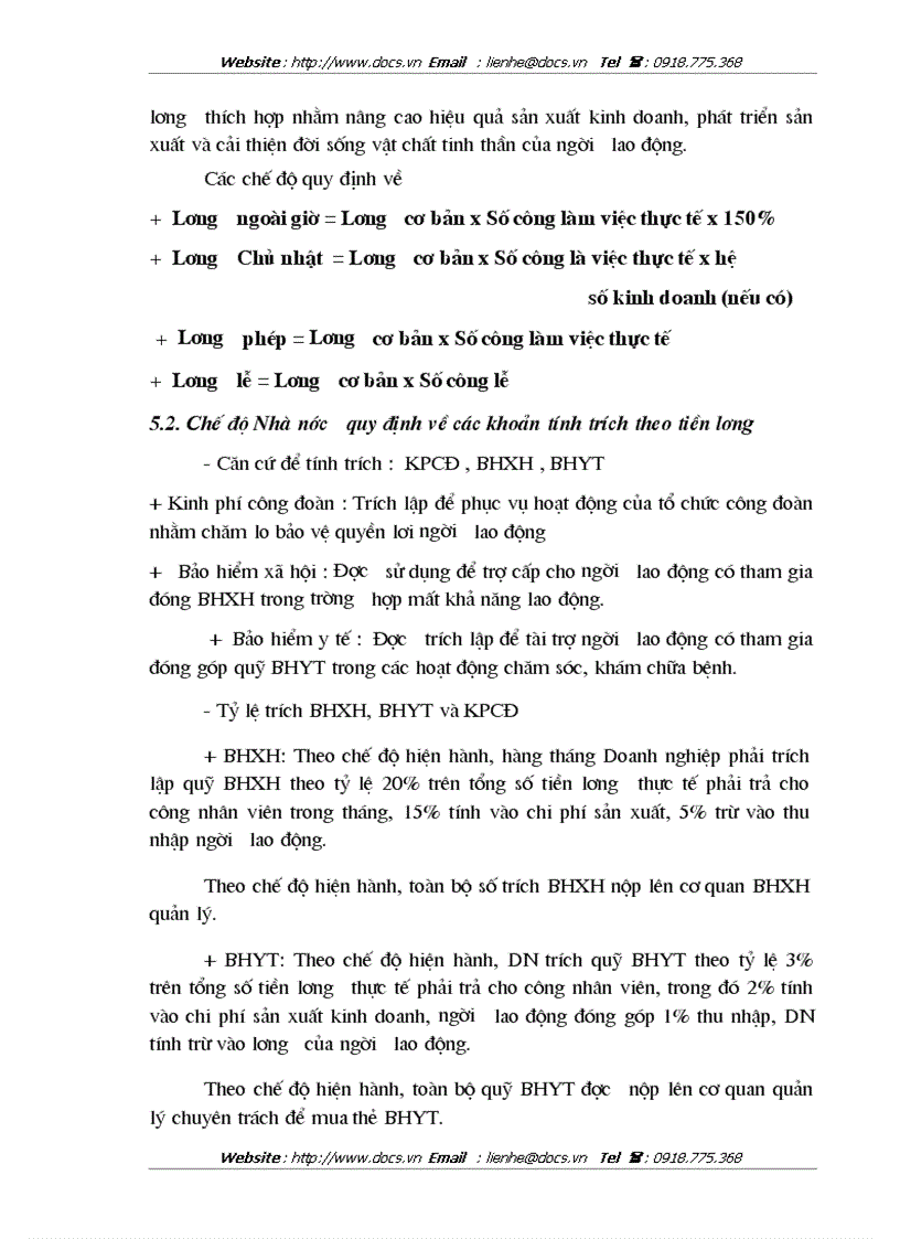 image for page Công tác tổ chức kế toán tiền lương và các khoản trích nộp theo lương tại Công ty Mặt Trời Việt