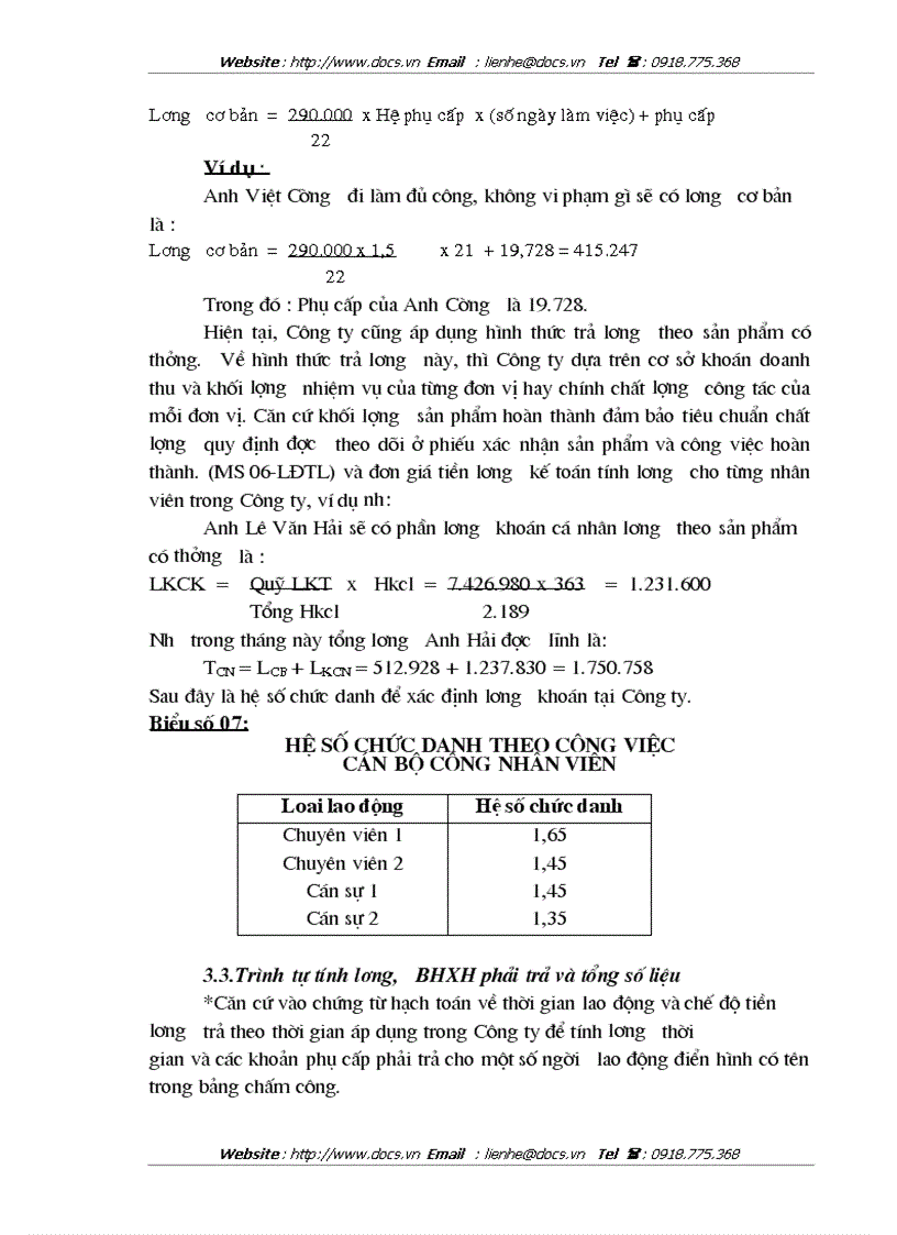image for page Công tác tổ chức kế toán tiền lương và các khoản trích nộp theo lương tại Công ty Mặt Trời Việt