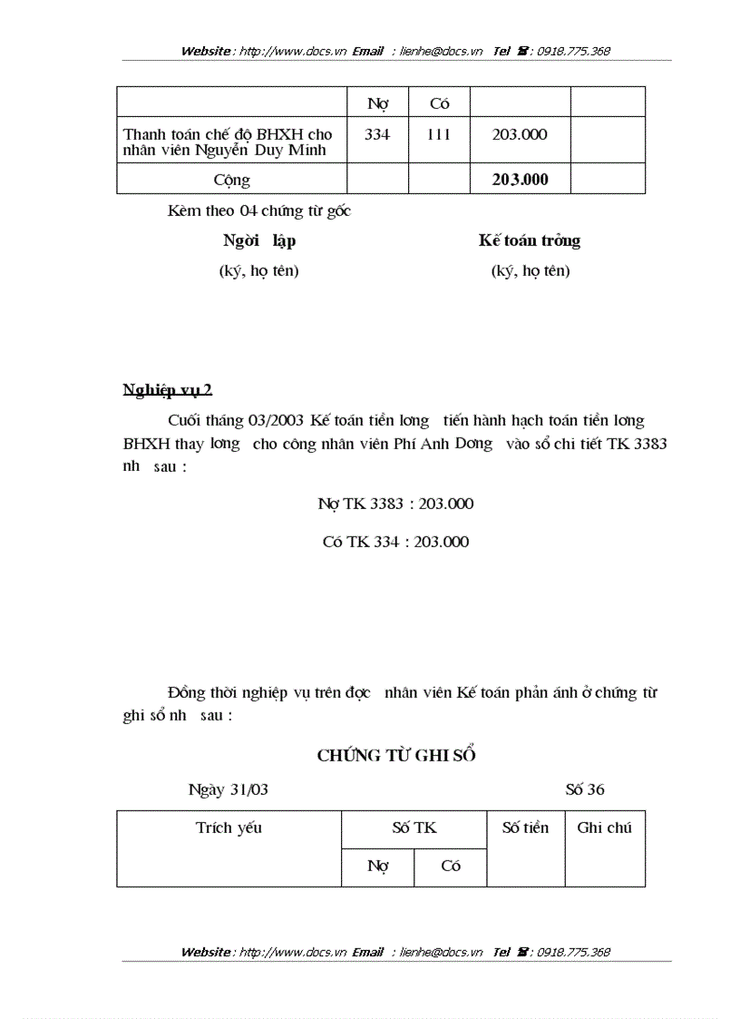 image for page Công tác tổ chức kế toán tiền lương và các khoản trích nộp theo lương tại Công ty Mặt Trời Việt