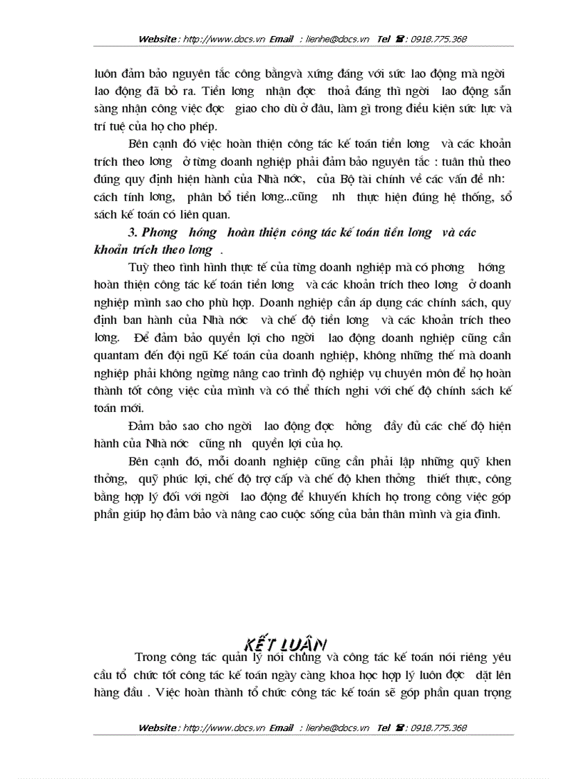 image for page Công tác tổ chức kế toán tiền lương và các khoản trích nộp theo lương tại Công ty Mặt Trời Việt