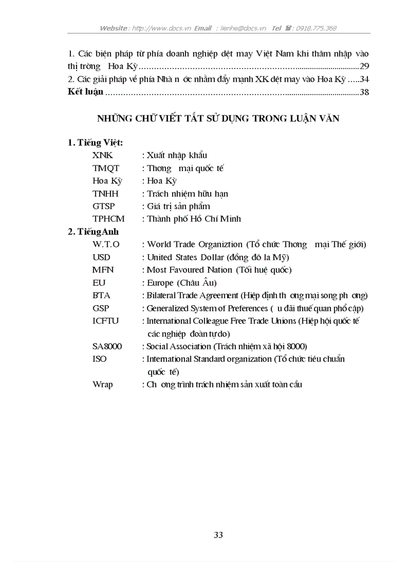 image for page Thúc đẩy xuất khẩu hàng dệt may vào thị trường Hoa Kỳ khi Việt Nam chưa gia nhập W T O và còn áp dụng hạn ngạch quota