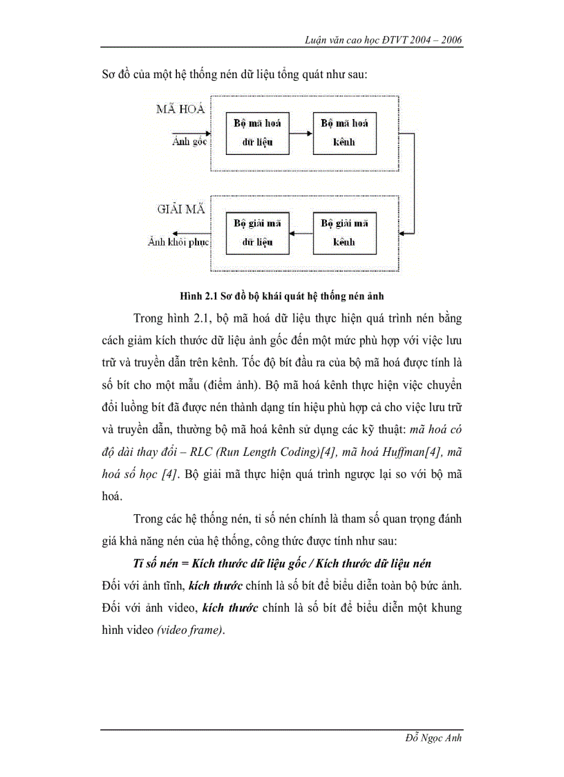 image for page Nén ảnh sử dụng biến đổi wavelet và ứng dụng trong các dịch vụ dữ liệu đa phương tiện di động