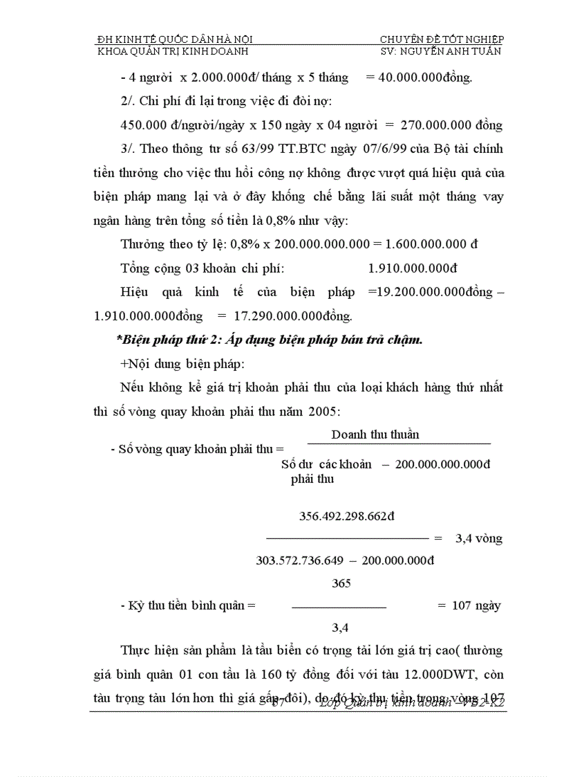 image for page Phân tích tính hiệu quả sử dụng vốn và biện pháp nâng cao hiệu quả sử dụng vốn của Nhà máy đóng tầu Hạ Long