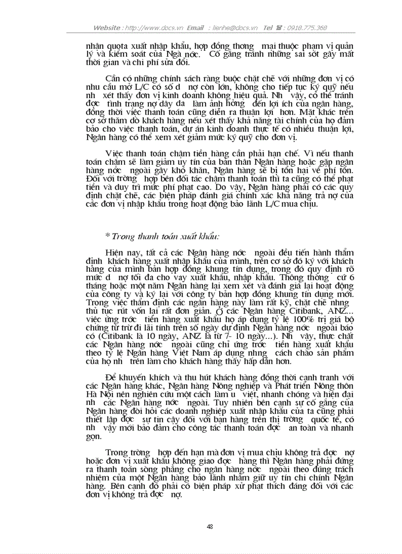 image for page 1số giải pháp hoàn thiện hoạt động thanh toán xuất nhập khẩu tại ngânhàng NHNo PTNT AgriBank Hà Nội