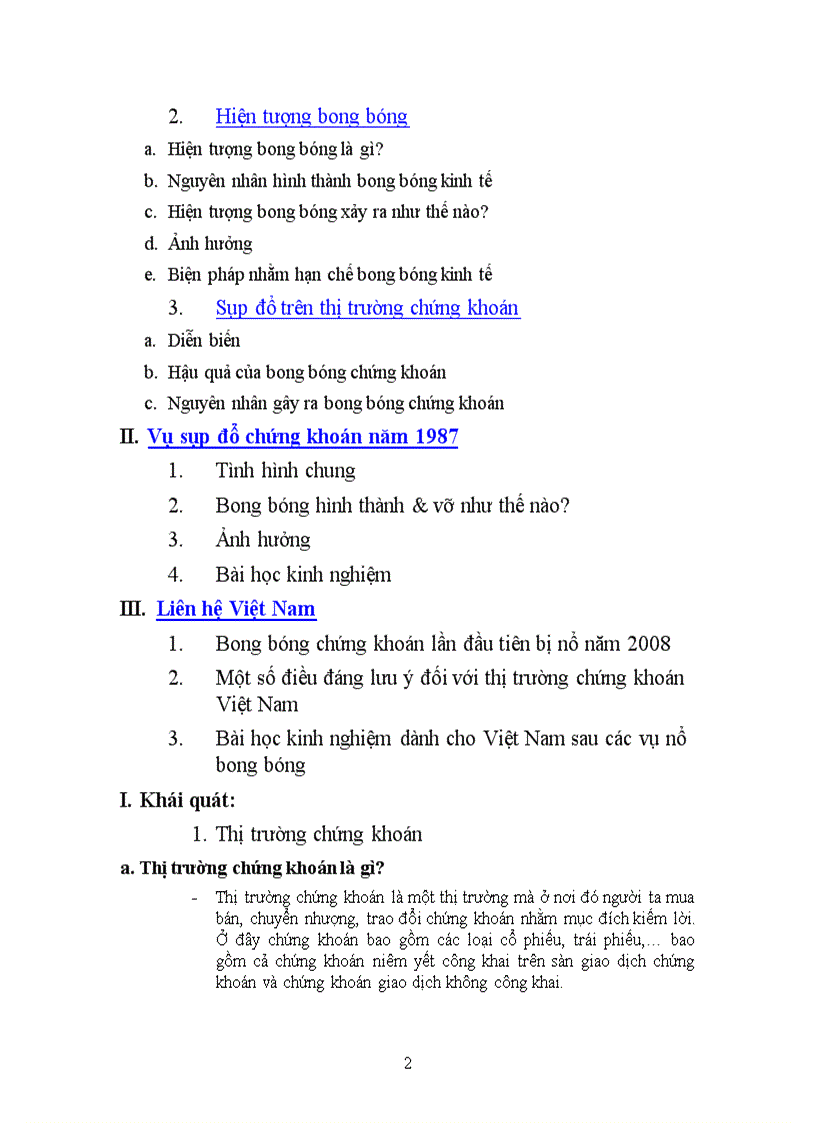 image for page Hiện tượng bong bóng và sụp đổ trên thị trường chứng khoán