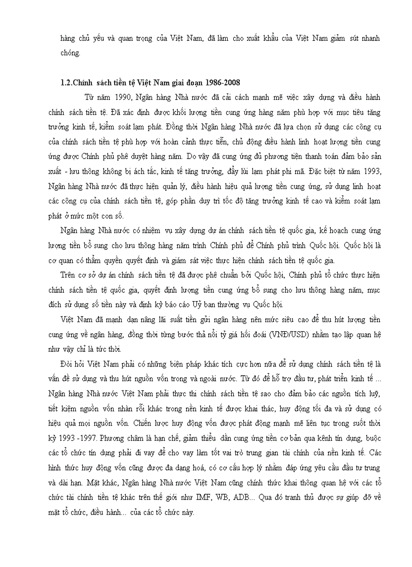 image for page Phân tích và đánh giá việc thực thi chính sách tiền tệ ở Việt Nam trong thời gian qua