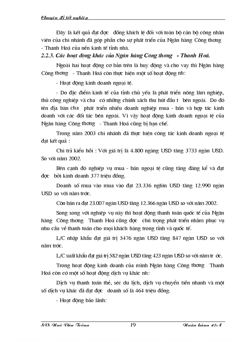 image for page Giải pháp phòng ngừa và hạn chế rủi ro trong cho vay tại ngân hàng công thương Thanh Hoá