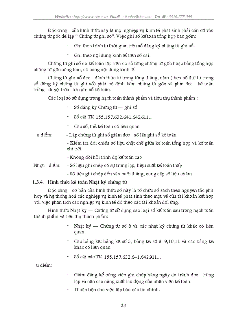image for page Hoàn thiện công tác kế toán thành phẩm và tiêu thụ thành phẩm tại Công ty cổ phần May 10