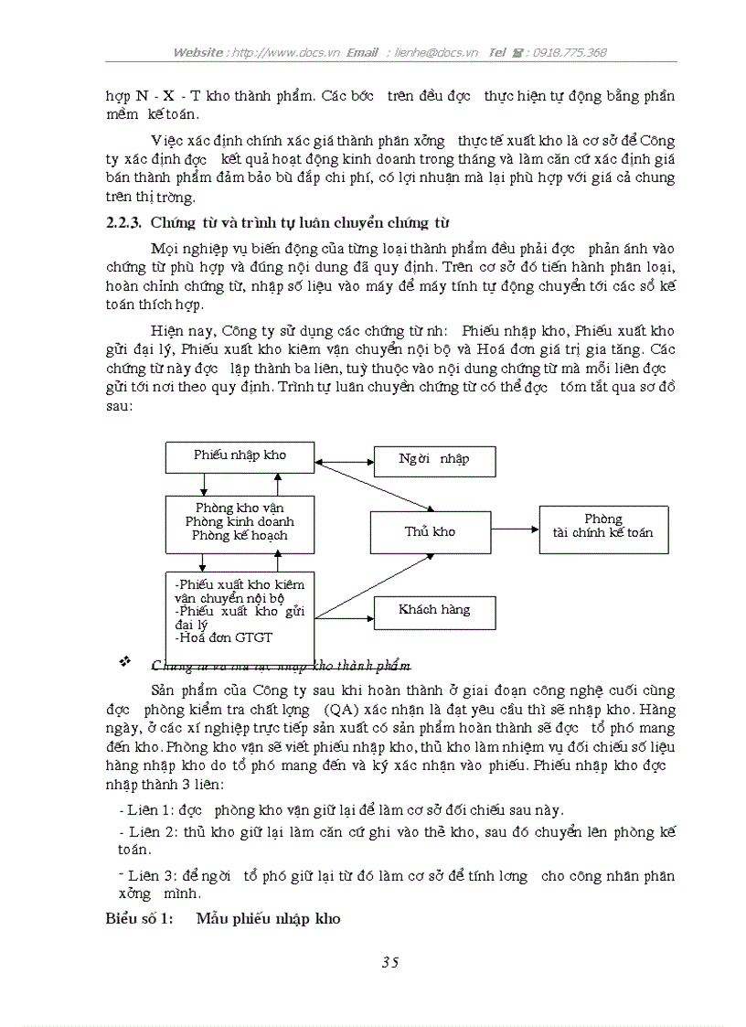 image for page Hoàn thiện công tác kế toán thành phẩm và tiêu thụ thành phẩm tại Công ty cổ phần May 10