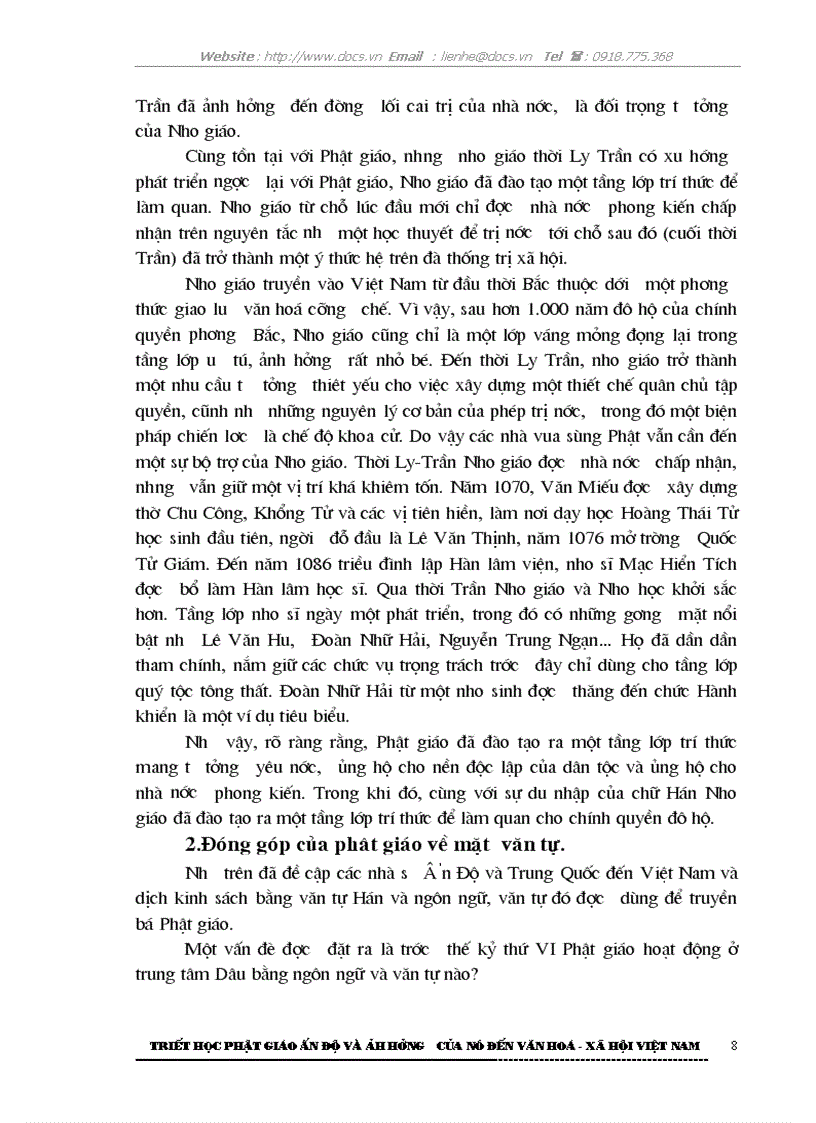 image for page Triết học phật giáo ấn độ và ảnh hưởng của nó đến văn hoá xã hội việt nam
