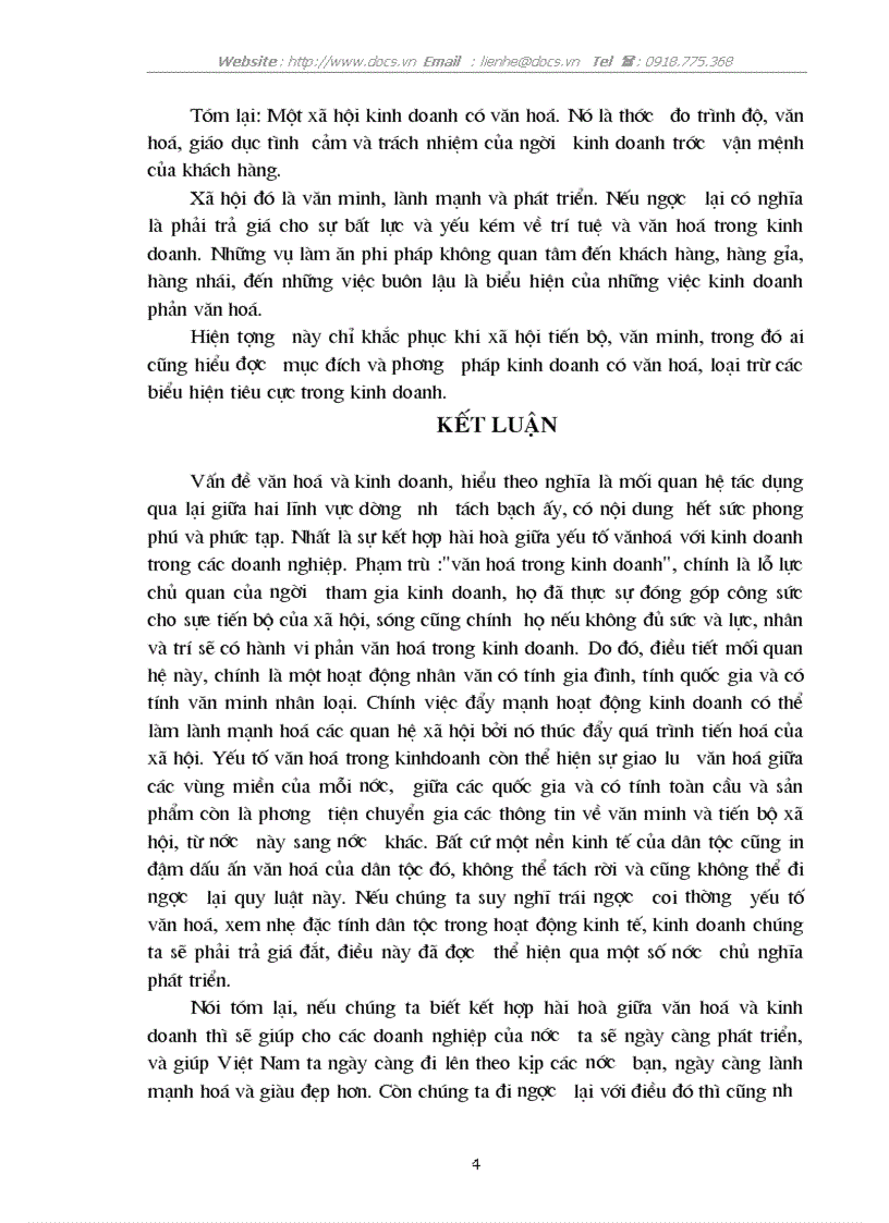 image for page Văn hoá trong kinh doanh ở VN