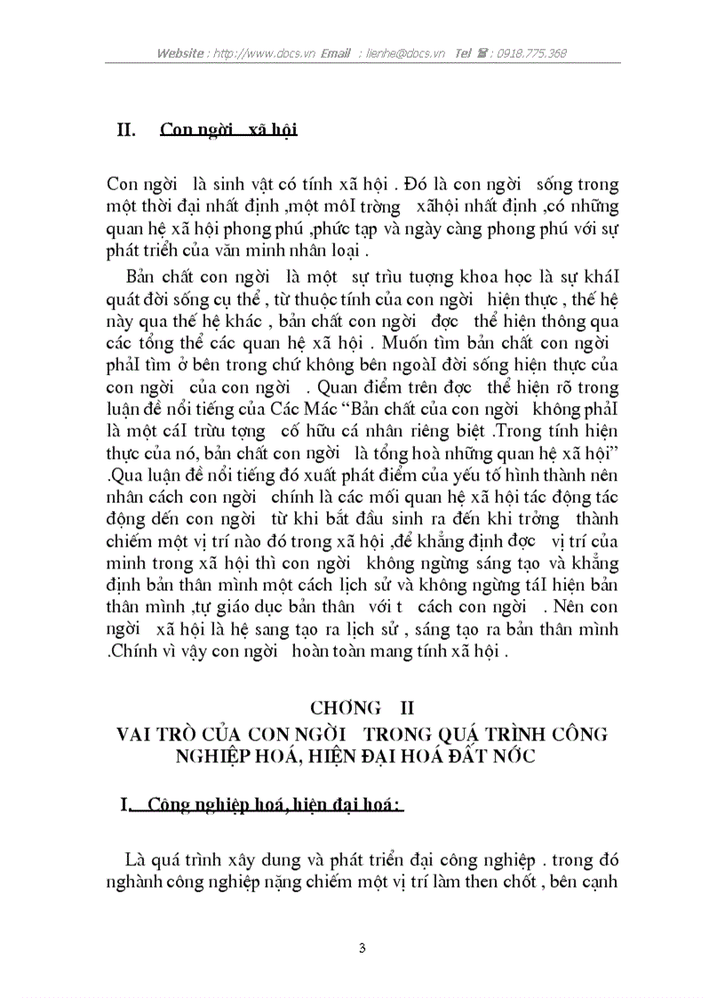 image for page Vai trò của con người trong quá trình CNH HĐH đất nước