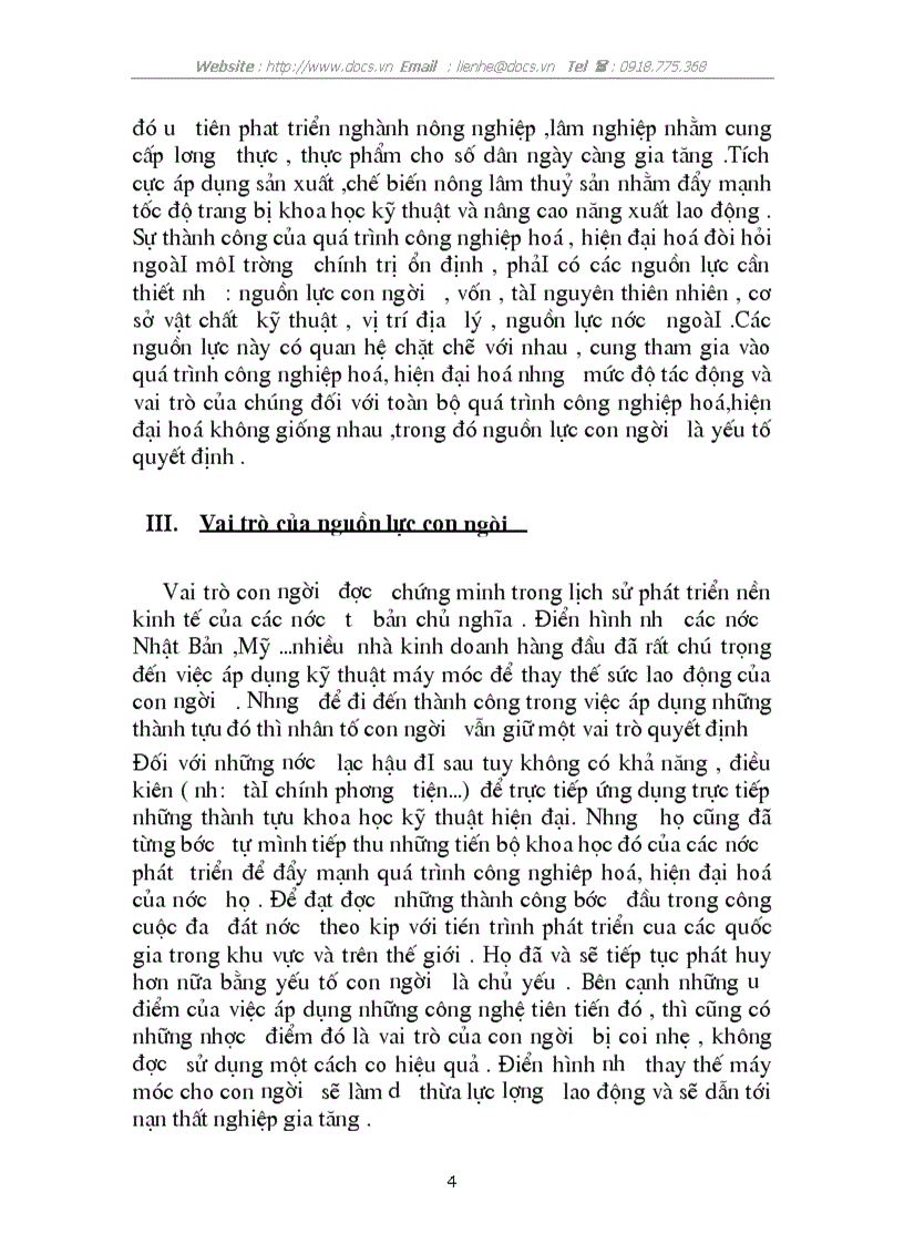 image for page Vai trò của con người trong quá trình CNH HĐH đất nước
