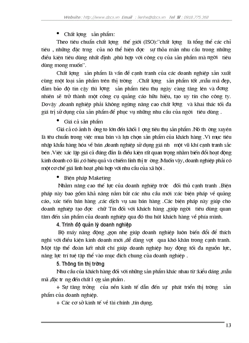 image for page Những biện pháp cơ bản góp phần duy trì và mở rộng thị trường tiêu thụ sản phẩm ở Công ty TNHH TESECO