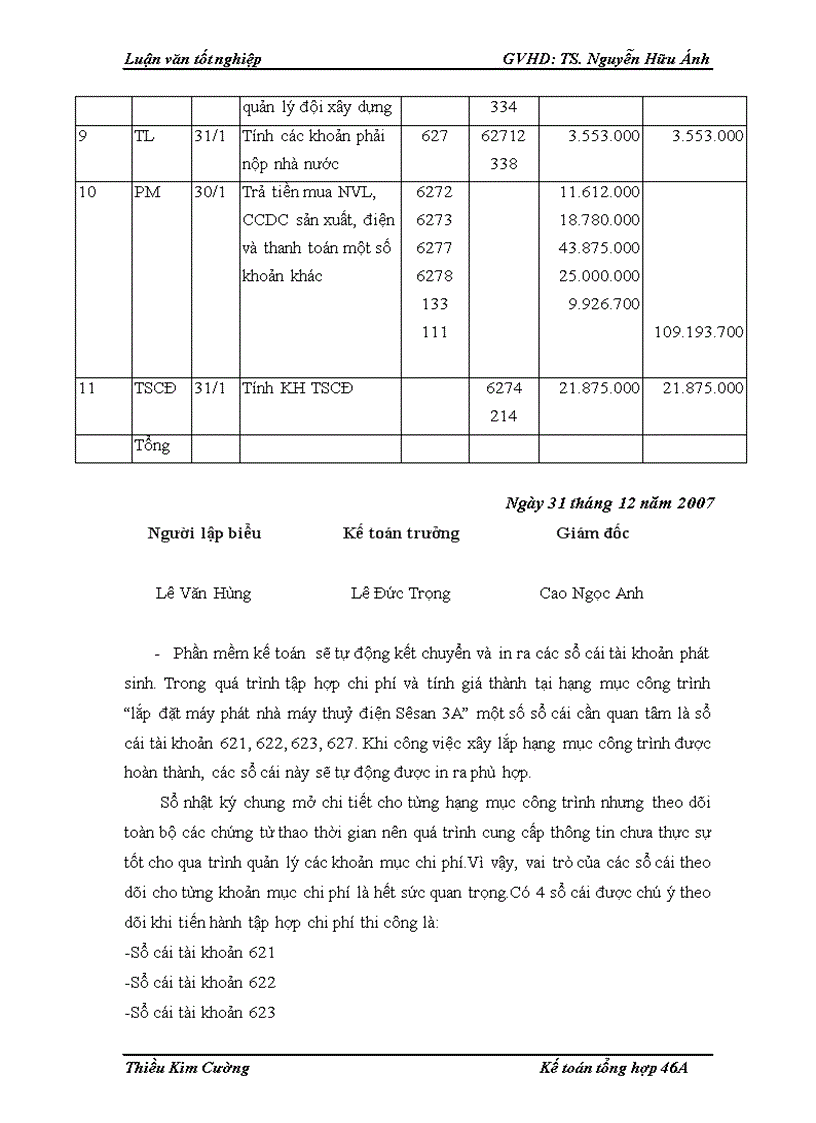 image for page Hoàn thiện công tác hạch toán chi phí và tính giá thành sản phẩm xây lắp tại CTCPCKLM Sông Đà