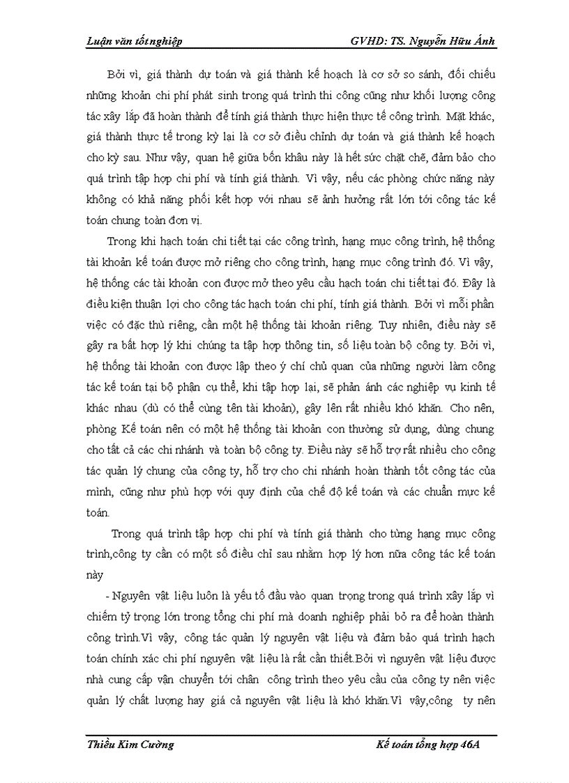 image for page Hoàn thiện công tác hạch toán chi phí và tính giá thành sản phẩm xây lắp tại CTCPCKLM Sông Đà