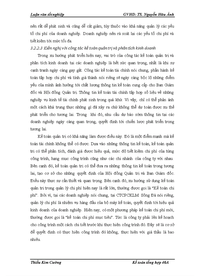 image for page Hoàn thiện công tác hạch toán chi phí và tính giá thành sản phẩm xây lắp tại CTCPCKLM Sông Đà