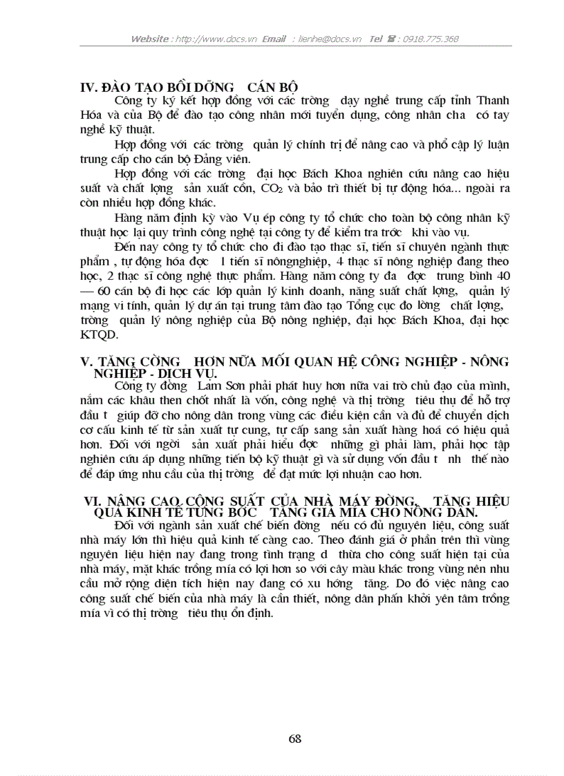 image for page Một số giải pháp cơ bản về phát triển vùng Nguyên liệu Công ty Cổ phần mía đường Lam Sơn